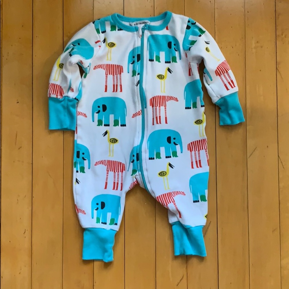 Marimekko Baby Elephant Coverall One-piece - 3 Mo.